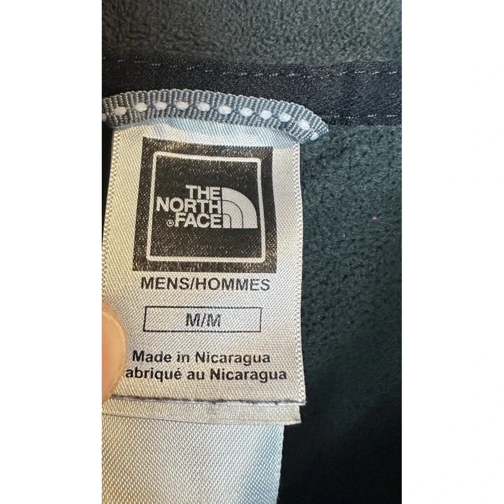 THE NORTH FACE Mens Zip Neck Fleece Jumper pullover lightweight‎ sz M